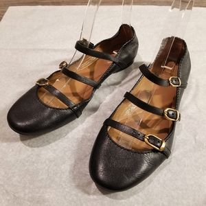 Chloé Triple Buckle Mary Jane Ballet Flats